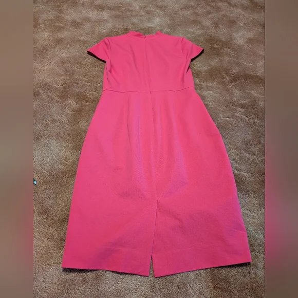 J. Crew Pink Midi Dress - Size 4 - Picture 6 of 7